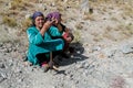 Old woman in a remote village in Tajikistan