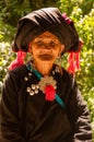 An old woman in Wa Ethnic Group Village