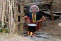 Old Woman - White Karen Tribal Village, Mae Hong Son, Thailand