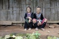 Old women in Asia, ethnic group Meo Royalty Free Stock Photo