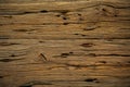 Old wood background from old home. Corrosion of base or ceiling in interior of home. Corrosion of wooden background and empty area Royalty Free Stock Photo