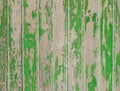 Old wood board painted green