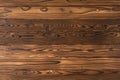 Old wood brown burned planks of pine tree. texture and background. Royalty Free Stock Photo