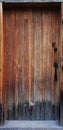 Old wood door