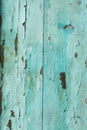 Old Wood door paint green color peeling texture background Royalty Free Stock Photo