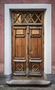 Old wood door, Riga, Latvia old town