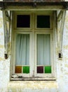 Old Wood Framed Window