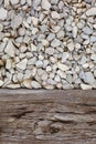 Old Wood with Gravel