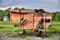 Old wood harvester Royalty Free Stock Photo