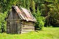 Old wood hut Royalty Free Stock Photo