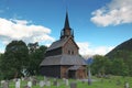 Old wood Kaupanger Stave Church, Norway