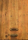 Old wood letterbox Royalty Free Stock Photo