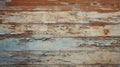 Old Wood With Peeling Paint: Rustic Futurism In Gustave Courbet Style