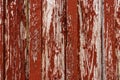 Old wood with peeling red paint texture Royalty Free Stock Photo