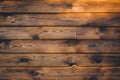 Old wood plank background. Brown wooden texture at horizontal striped. Vintage wall surface, pattern. Dark weathered hardwood, ant Royalty Free Stock Photo