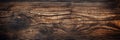 Old wood plank texture, vintage dark brown wooden board. Weathered cracked long panel with natural pattern. Theme of background,