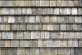 Old wood shingle roof Royalty Free Stock Photo