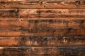 Old wood texture background. Brown striped texture. Vintage wall surface. Weathered hardwood, dirty fence. Plank - timber. Shabby Royalty Free Stock Photo