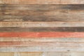 Old Wood Texture background of decorarive wood striped on wall.brown plank texture with nail hole