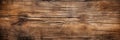 Old wood texture background, vintage cracked rough brown wooden plank. Abstract ash or oak tree board with natural pattern, knots Royalty Free Stock Photo