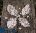 the old wood and texture detailing Royalty Free Stock Photo