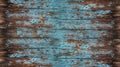 Old Wood Texture, Peeling Painted Blue Wood For Background