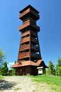 Old wood tower, Beskydy, Czech republic, Europe