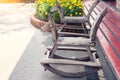 Old wood toys rocking horse chair children Royalty Free Stock Photo