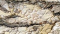 Old wood tree bark texture close up. Horizontal background