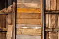 Old wood wall and windows