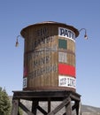 Old wood water tower Royalty Free Stock Photo