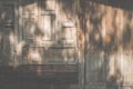 old wood window. grunge door. weathered barn texture background Royalty Free Stock Photo