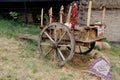 Old wooden araba carriage Royalty Free Stock Photo