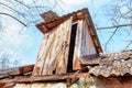 Old wooden attic Royalty Free Stock Photo