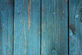 Old wooden background. Old plaques of turquoise color.