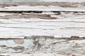 Old wooden background with white chapped paint Royalty Free Stock Photo