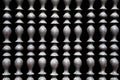 The old wooden balusters architectural element Royalty Free Stock Photo