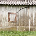 Old wooden barn