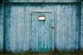 Old wooden barn door. Royalty Free Stock Photo