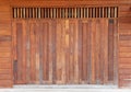 Old wooden barn door Royalty Free Stock Photo