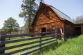 Old Wooden Barn and Fence Royalty Free Stock Photo