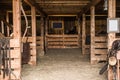 Old Wooden Barn Interior Royalty Free Stock Photo