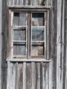 Old wooden barn window Royalty Free Stock Photo