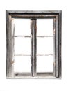 Old wooden barn window Royalty Free Stock Photo