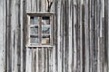 Old wooden barn window Royalty Free Stock Photo