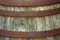 Old wooden barrel Royalty Free Stock Photo