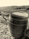 Old wooden barrel Royalty Free Stock Photo