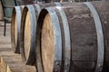 Old Wooden Barrels Royalty Free Stock Photo