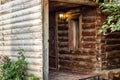 Old wooden bath Royalty Free Stock Photo