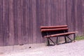 Old wooden bench Royalty Free Stock Photo